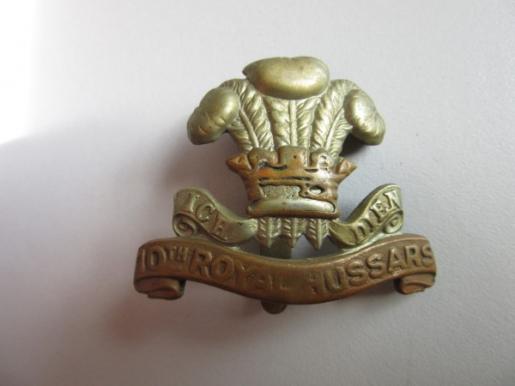 10th Royal Hussars Cap Badge