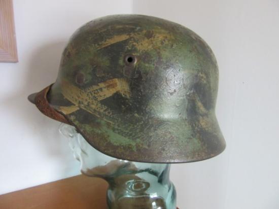 M40 Camo Combat German Helmet ww2