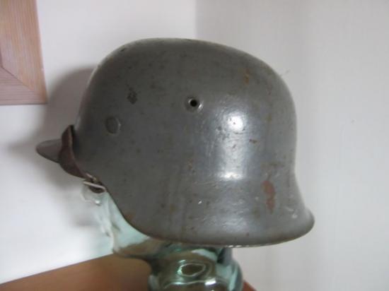 Navy M42 Grey Camo Combat Helmet