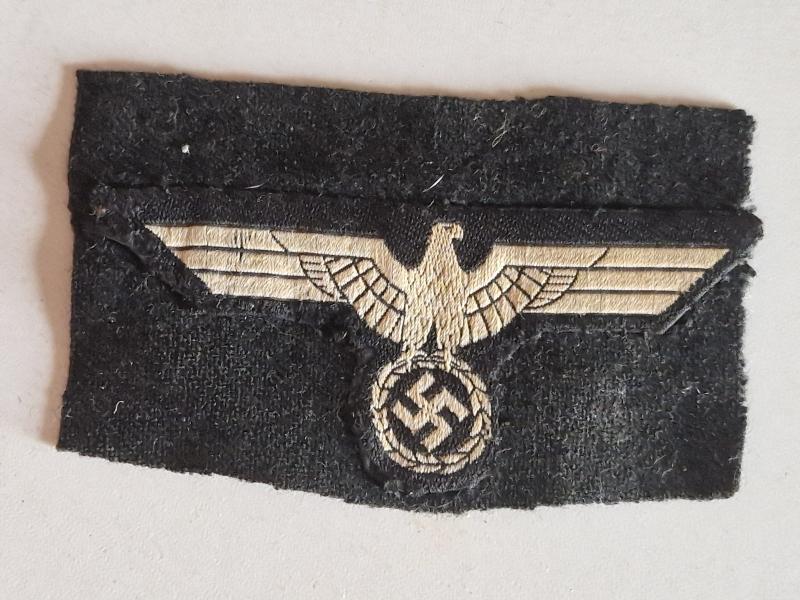 Panzer Breast Eagle on Uniform Section