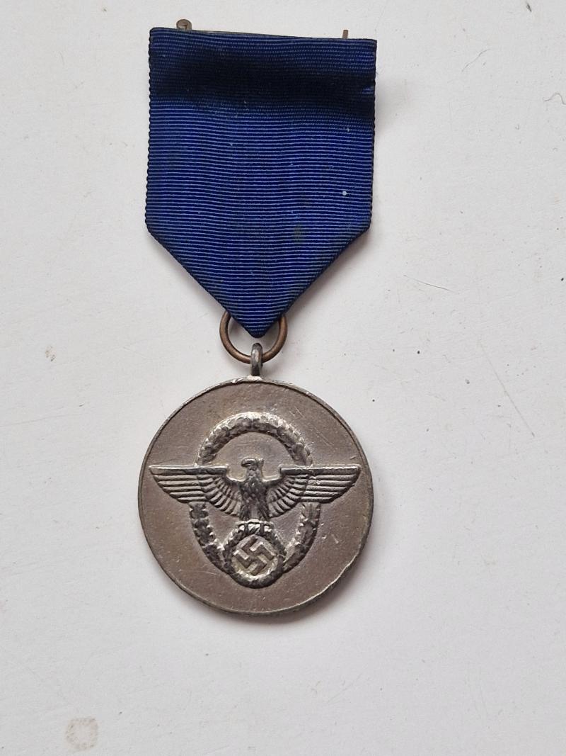 Police 8 Year Service Medal