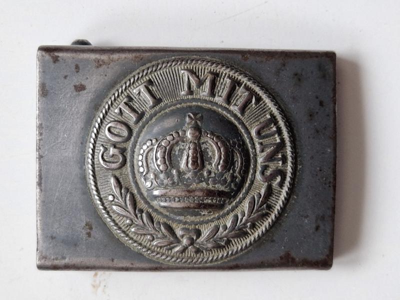 Prussian Army Buckle Steel Type