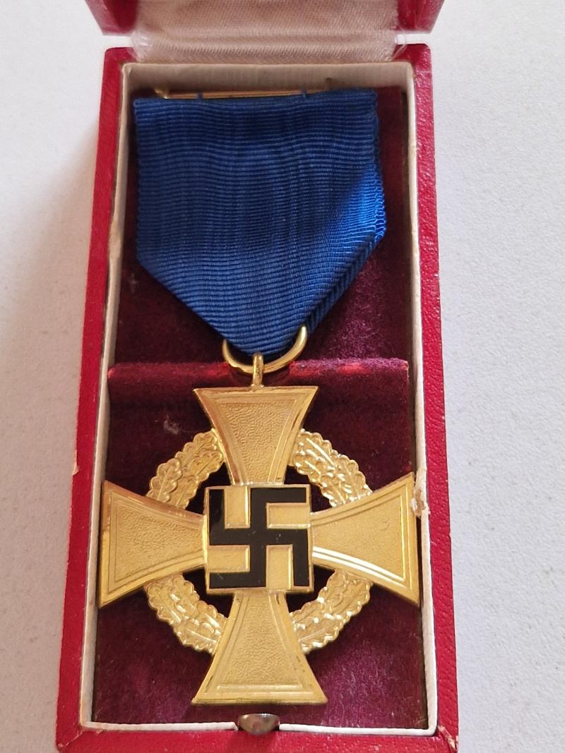 40 Year Faithful Service Cross Boxed