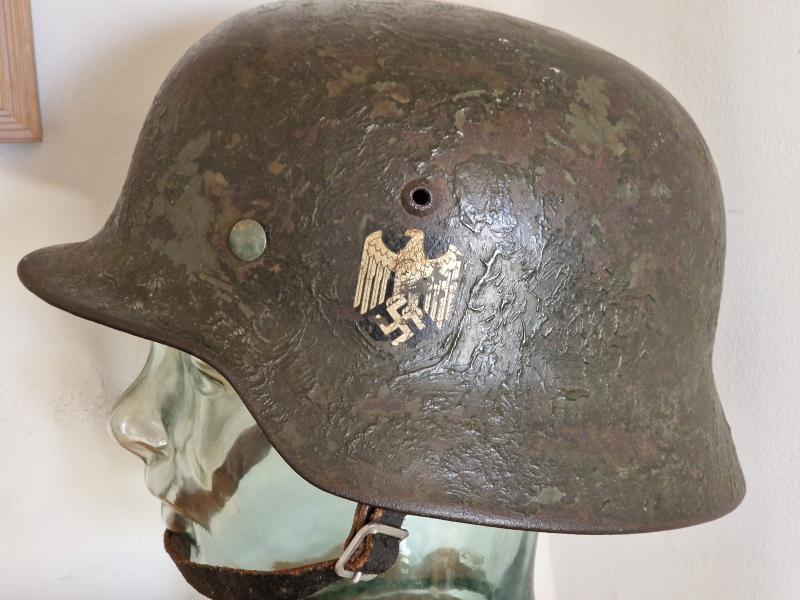 Army M35 Double Decal Camo Combat Helmet