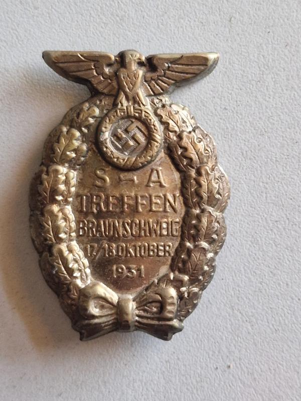 SA Treffen Badge 1931