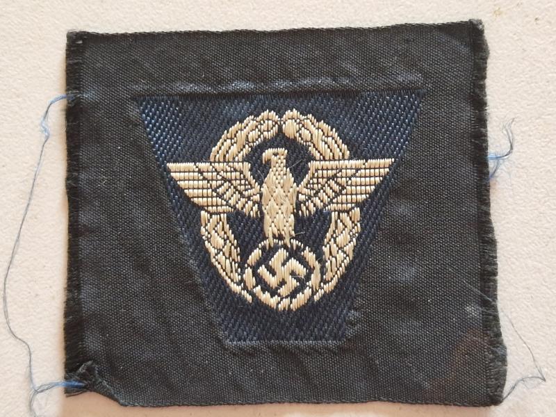 Police Bevo Cap Insignia