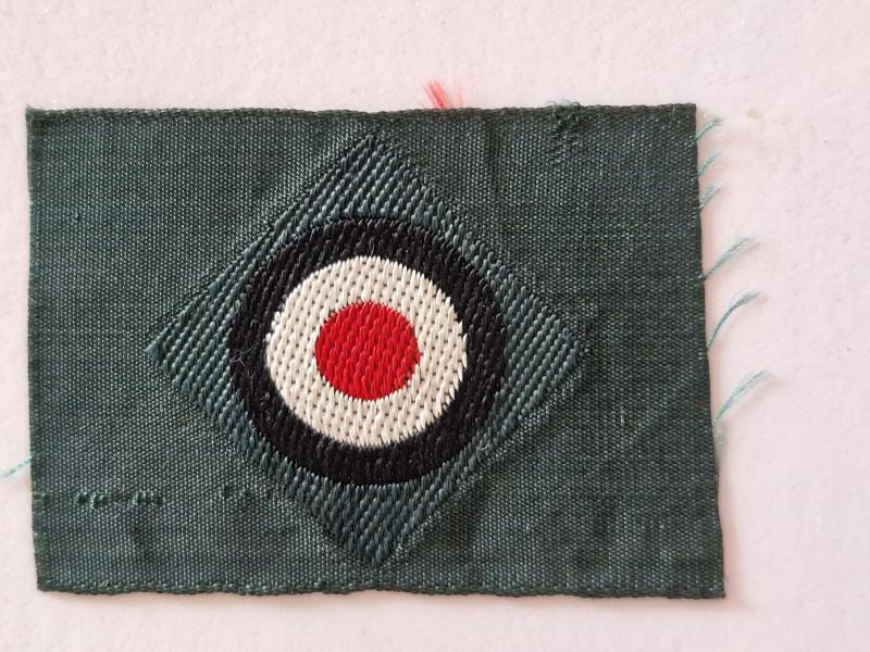Coastal Artillery Bevo Cap Cockade
