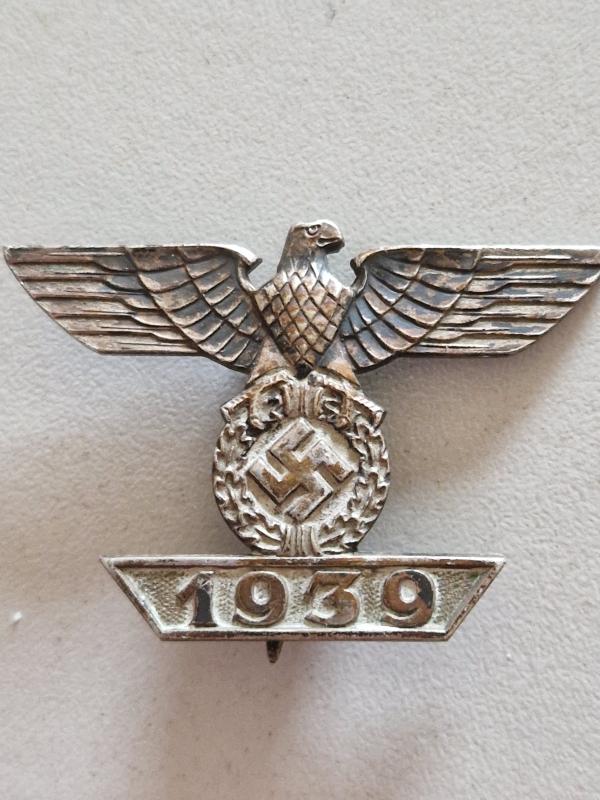 Early Iron Cross 1939 1st Class Bar