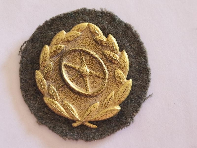 Gold Drivers Badge