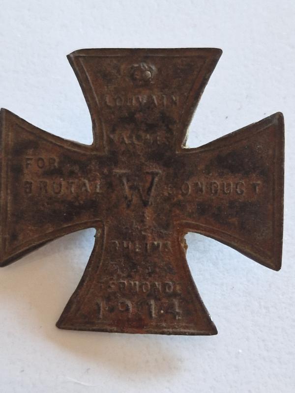 Anti German ww1 Iron Cross