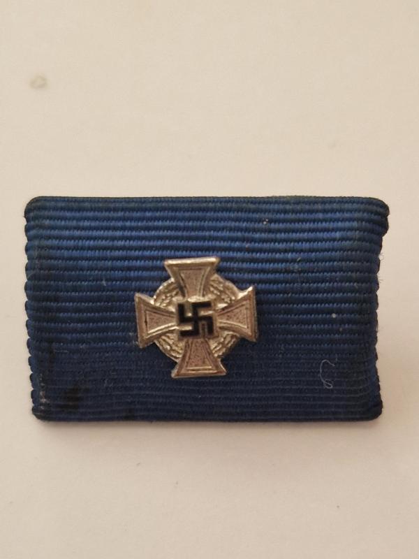 25 Year Faithful Service Cross Ribbon Bar