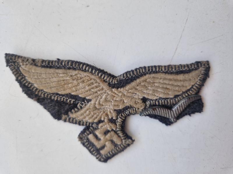 Luftwaffe Breast Eagle cut From Uniform
