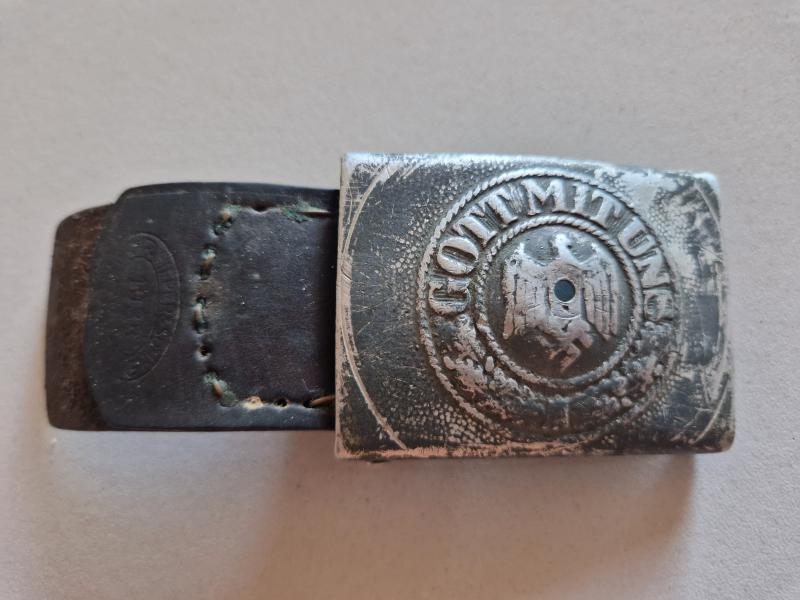 Army Belt and Buckle with Fob