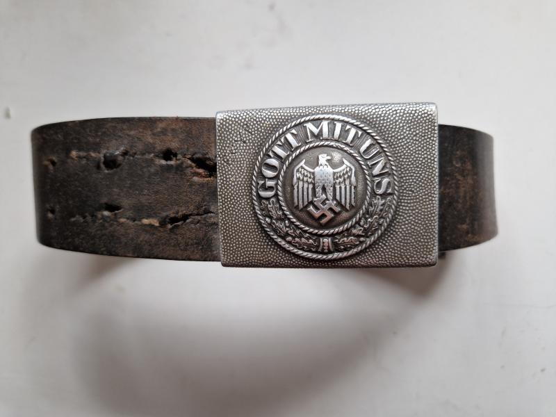 Army Belt and Buckle with Fob Africa bring Back.
