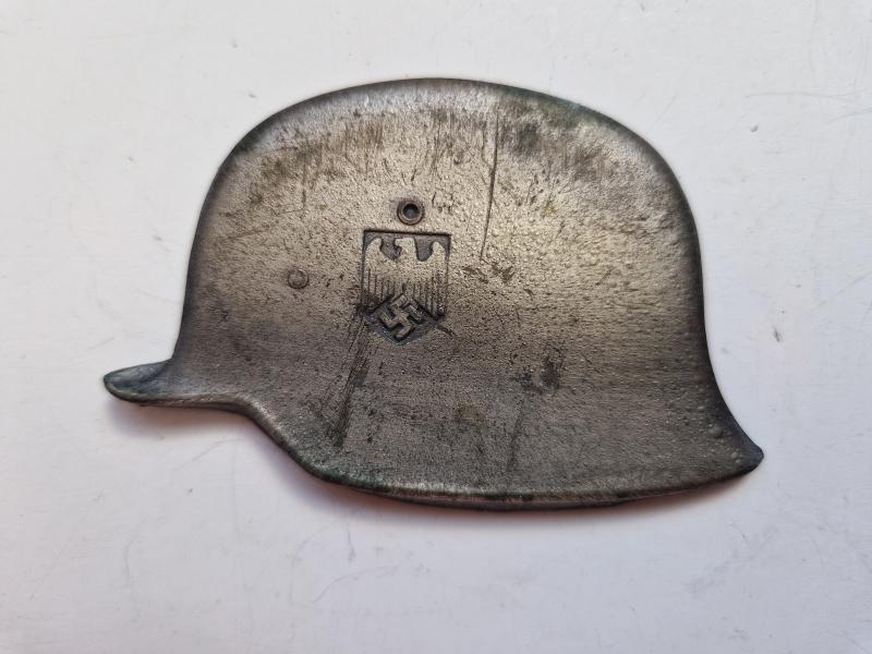 Helmet Badge from Photo Album Cover