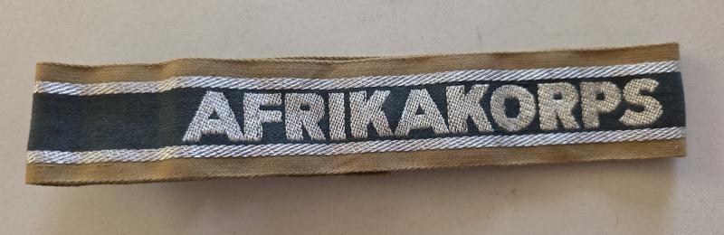 Afrikakorps Cuff Title