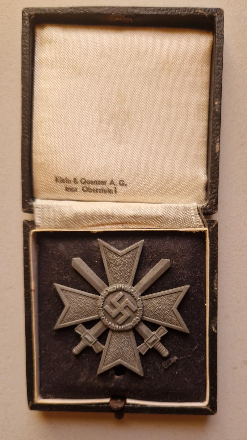 Boxed War Merit Cross 1st Class with Swords