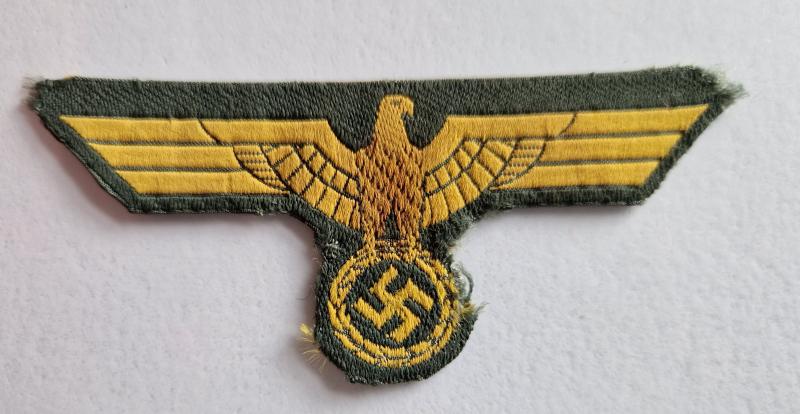 Coastal Artillery Bevo Breast Eagle