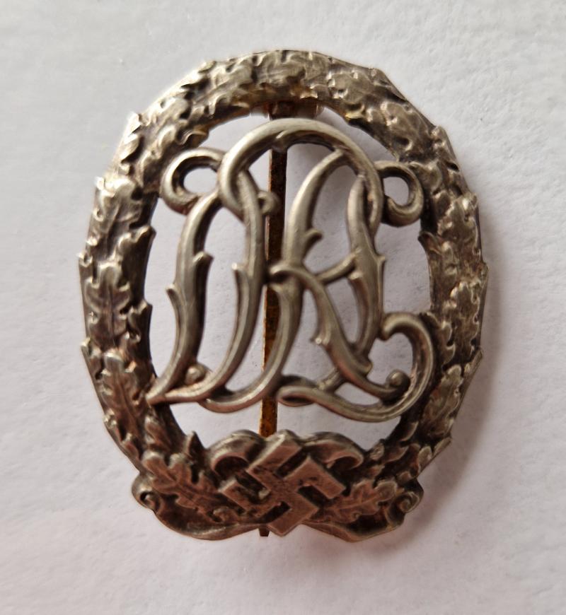 DRL Sports Badge in Silver