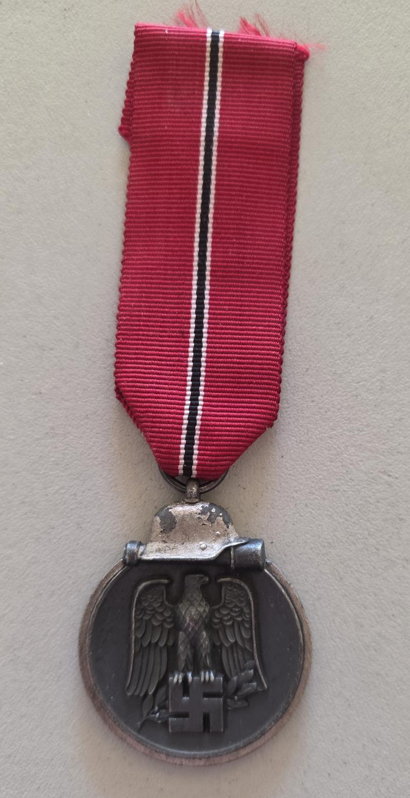 Russian Front Medal ring stamped 20