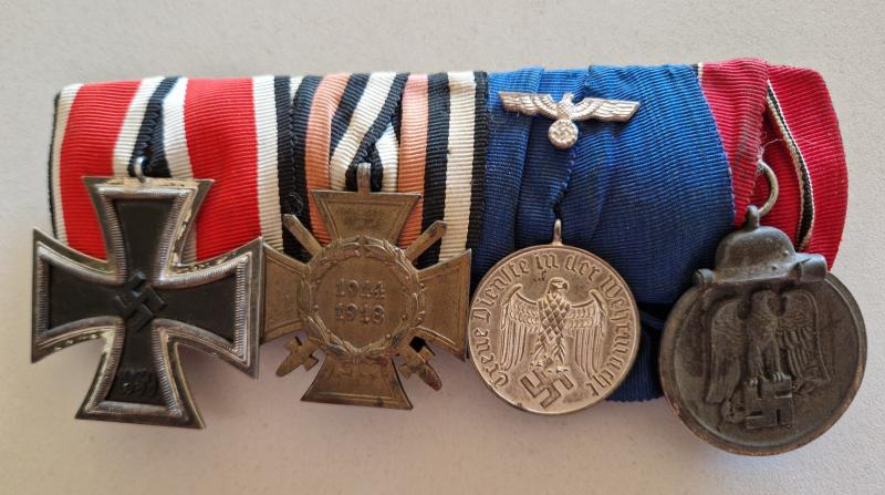 Iron Cross 2nd Class 1939 Court Mounted Group of four