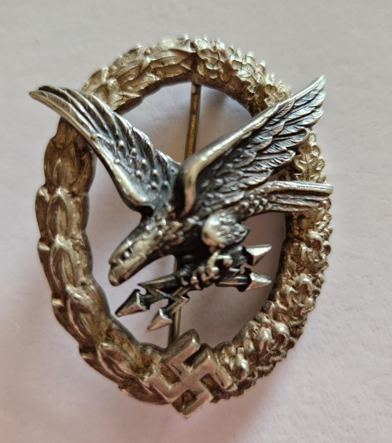 Luftwaffe Air Gunner Radio Opp Badge