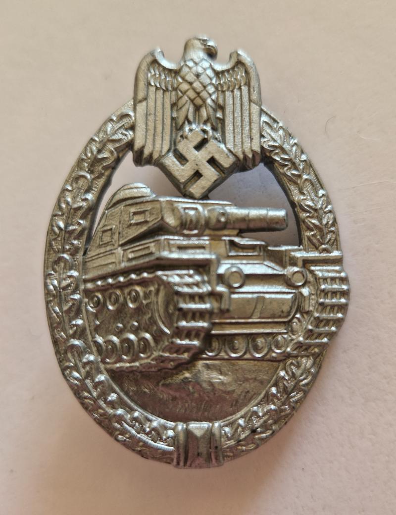 Silver Tank Badge