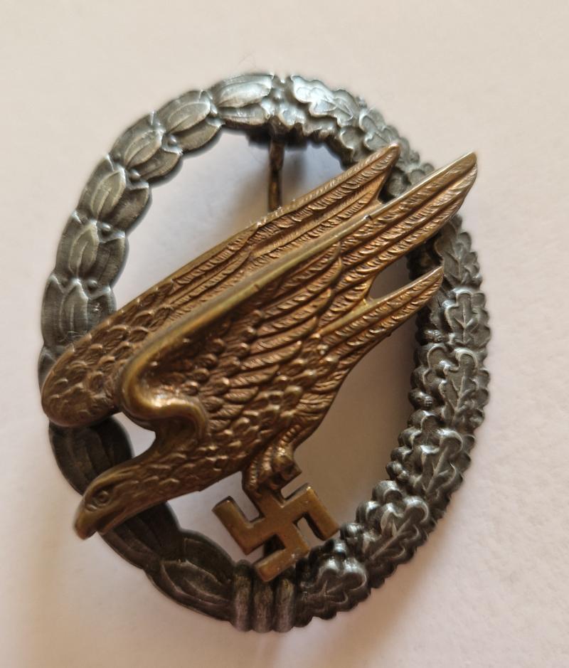 Luftwaffe Paratrooper Badge by B & N L