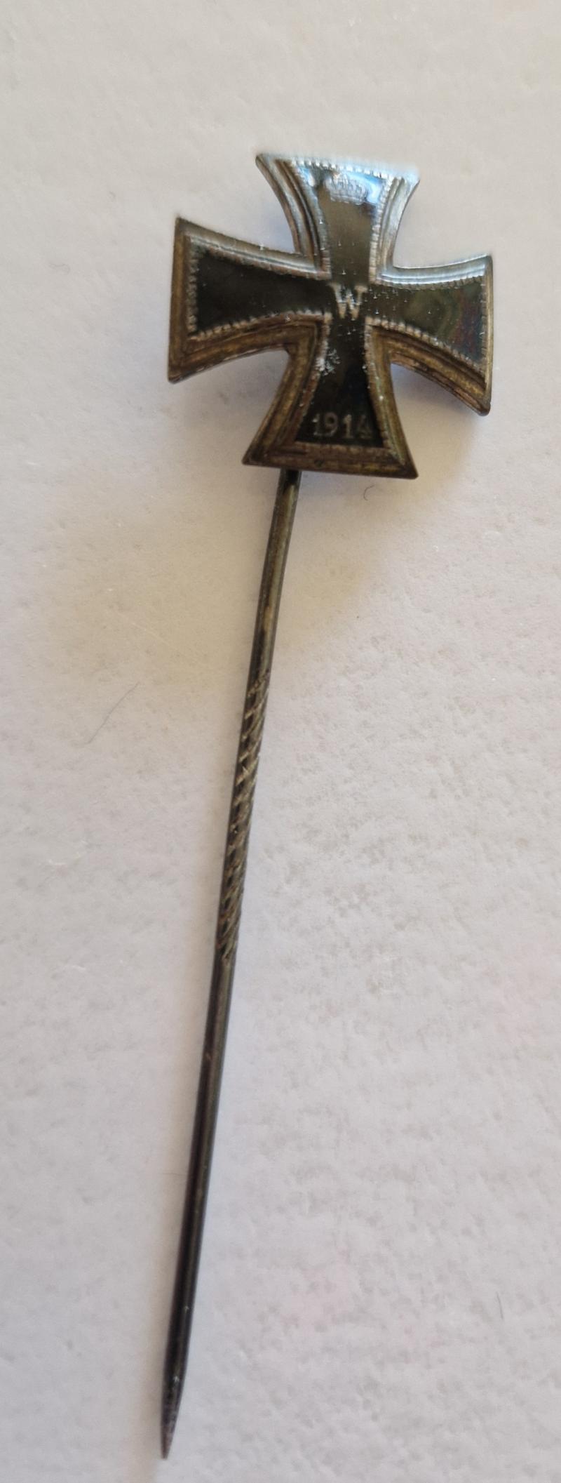 Iron Cross 1914 Stick Pin