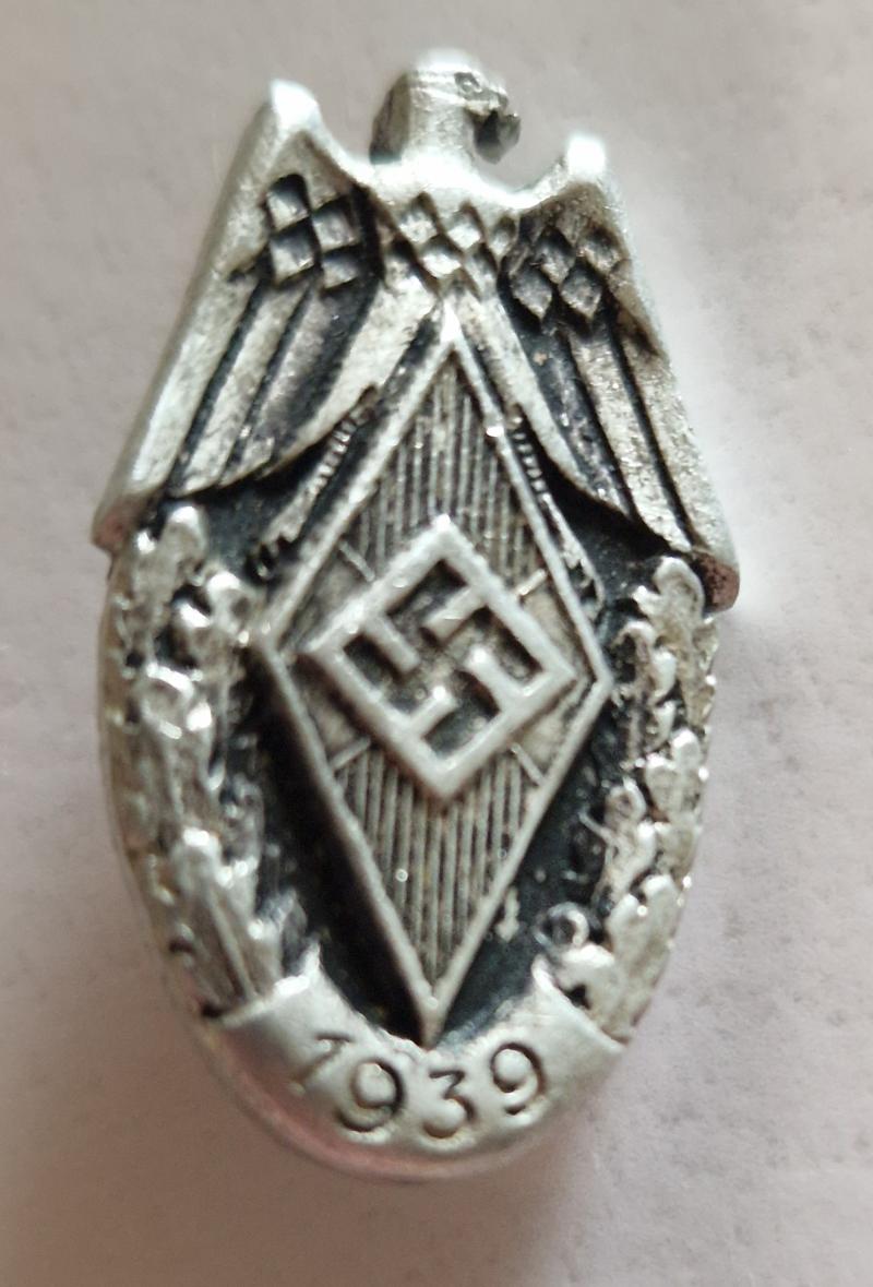 HJ Sports Badge 1939