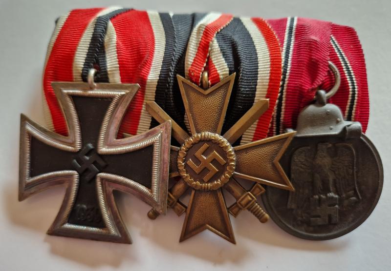 Iron Cross 2nd Class 1939 Court Mounted Group of Three