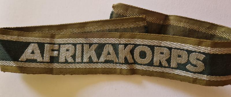 Afrikakorps Cuff Title