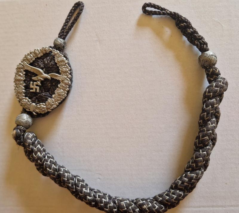 Luftwaffe Marksman Lanyard
