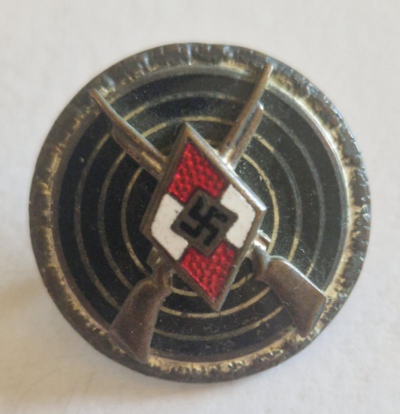 HJ Silver Shooting Badge