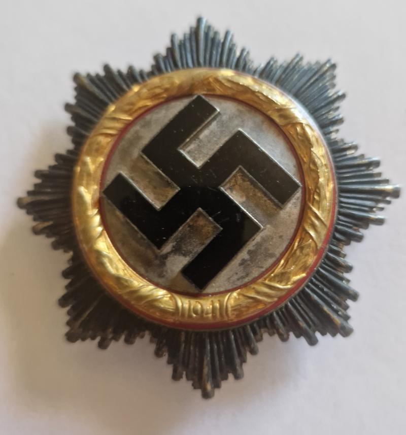 German Cross in Gold 20 Maker Marked