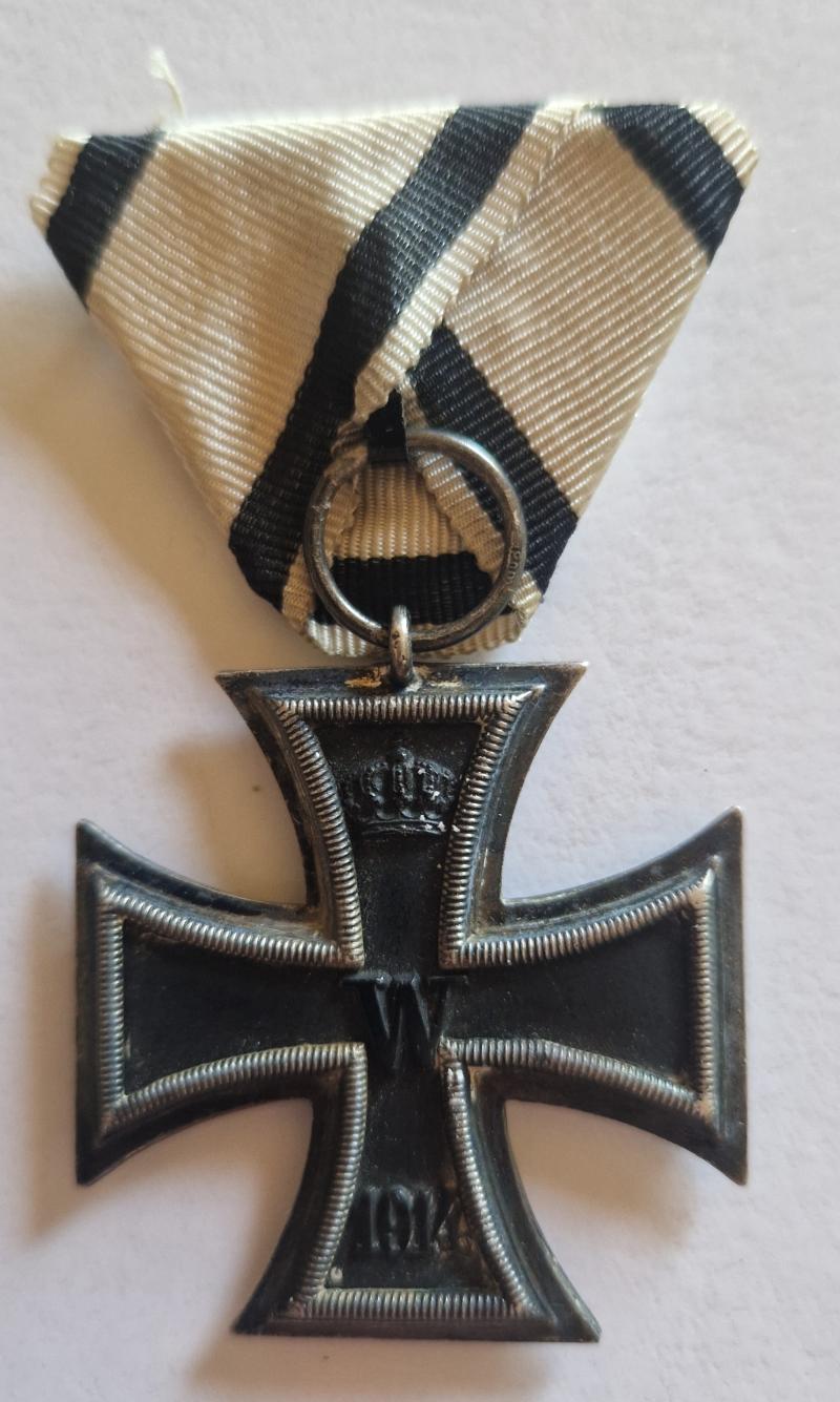 Iron Cross 2nd Class 1914 800 Ring stamped