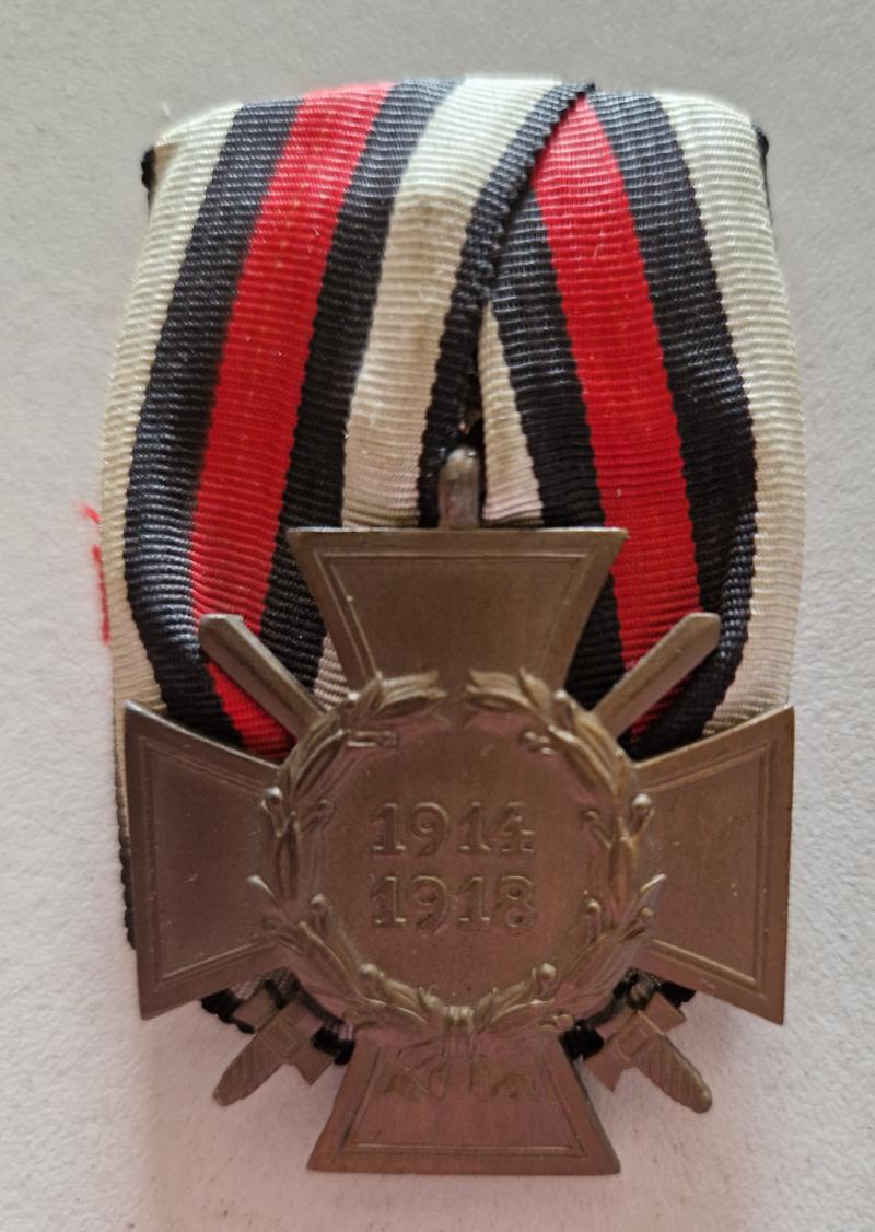 1914-18 Front Fighters Cross with Swords