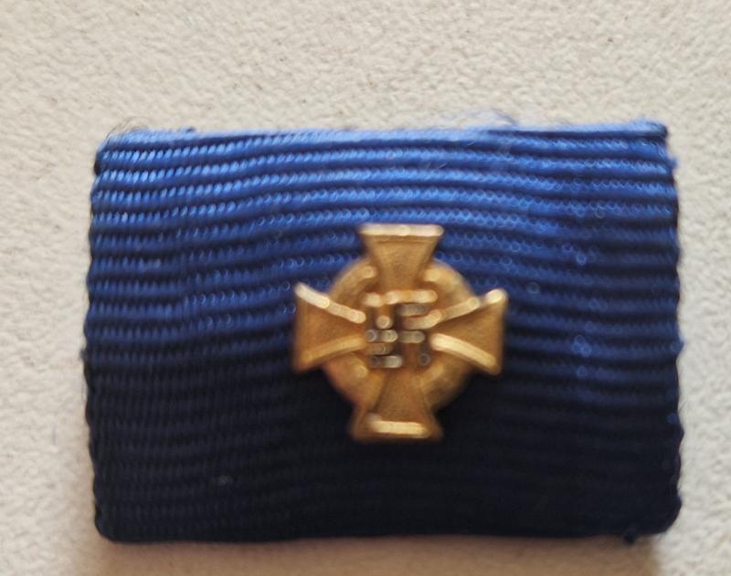 Faithful Service Medal 40 Year Ribbon Bar