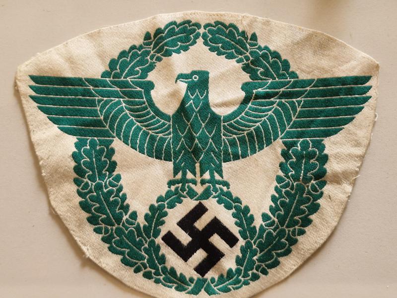 Large Type Police Sports Vest Eagle