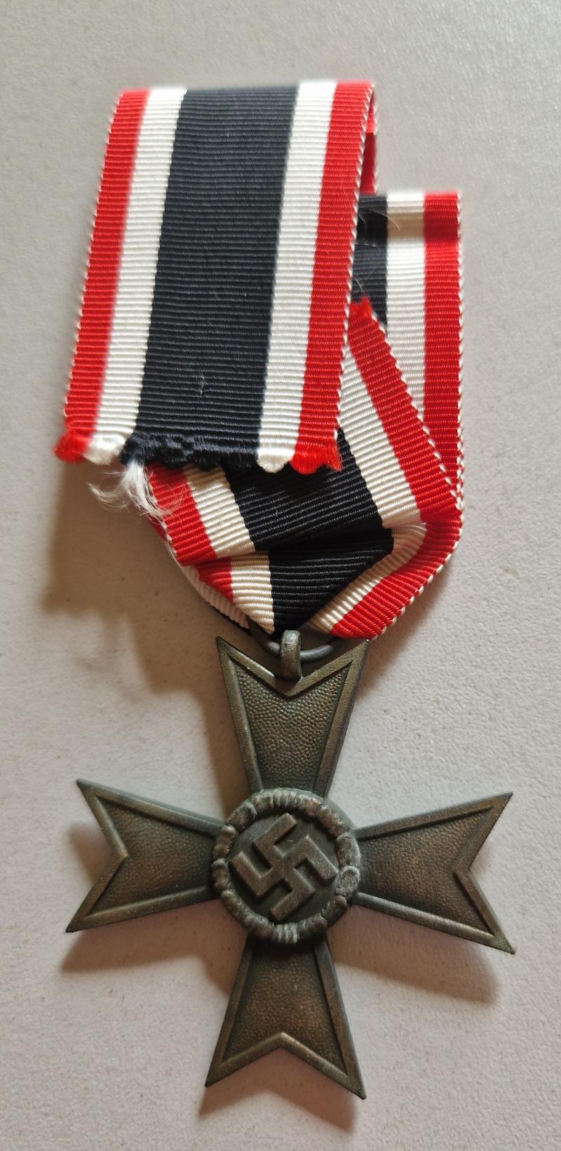 War Merit Cross With out Swords 2nd Class